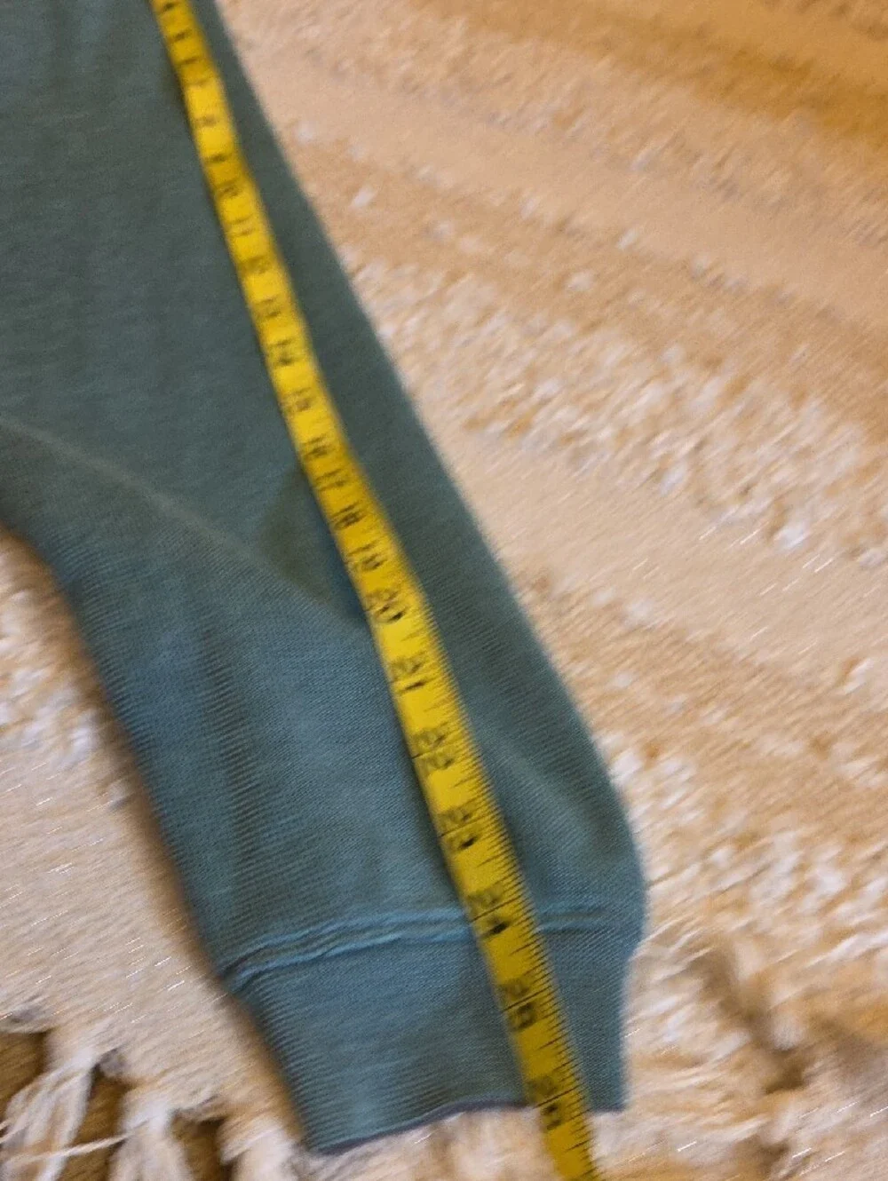 St. Croix Men's Teal Green Half-Zip Sweater Medium Cotton Blend Zipper
